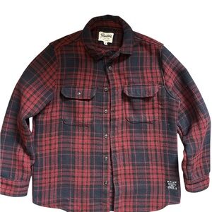 The Stronghold Red and Black Plaid Shirt